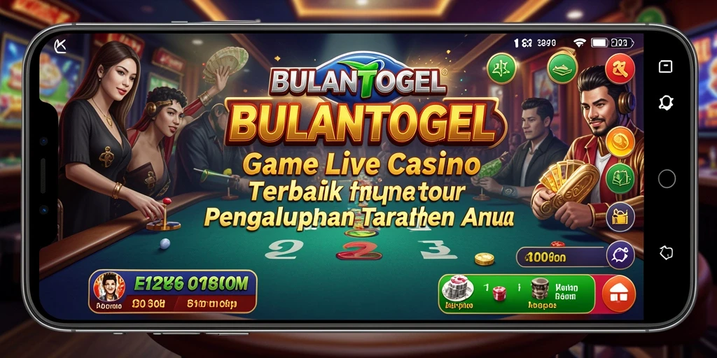 Tampilan gameplay BULANTOGEL yang seru dan interaktif di Live Casino.