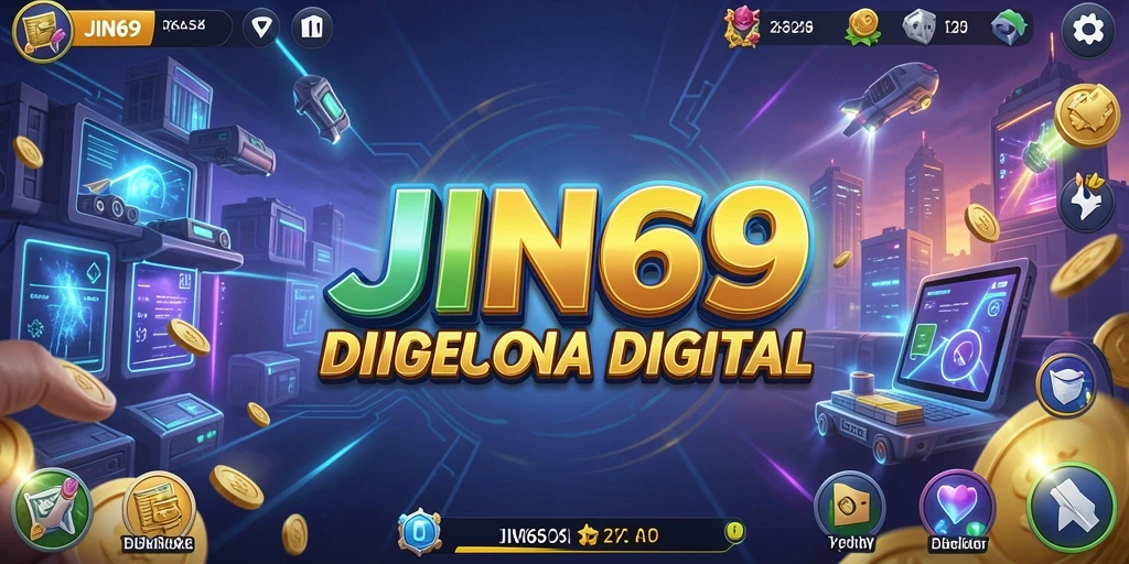 Tampilan gameplay JIN69 dengan elemen Tycoon yang menarik.