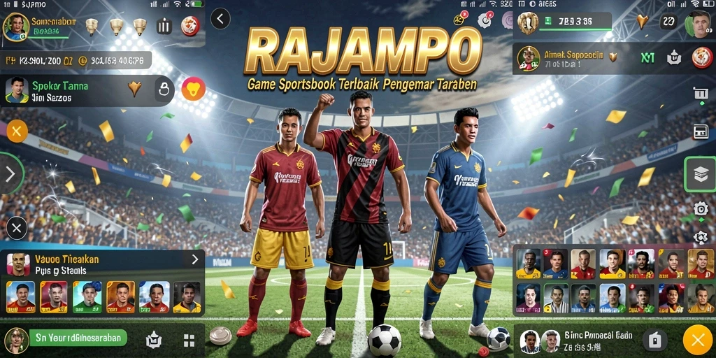 Screenshot RAJAMPO menunjukkan antarmuka taruhan yang menarik dan fungsional.