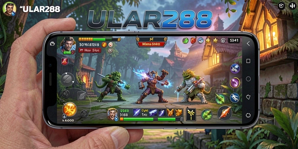 Tampilan ULAR288 yang user-friendly untuk keperluan Utility.